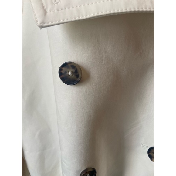 Stunning Addition Elle “Michael Studio” Cream Trench Coat - Picture 2 of 4